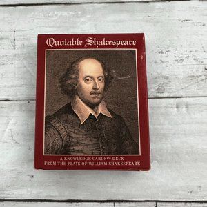 Quotable Shakespeare Cards by Pomegranate A Knowledge Cards Deck